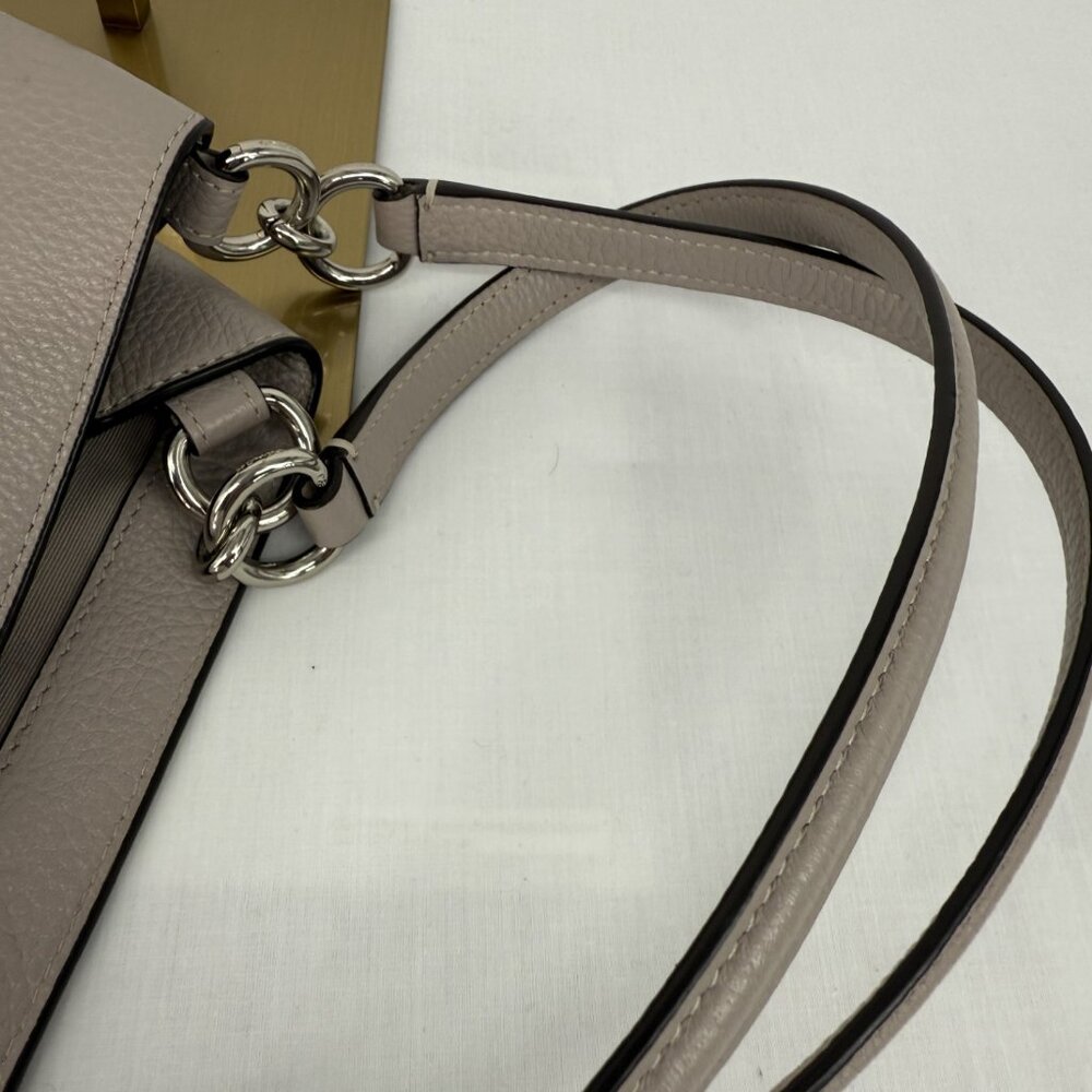 Coach Lexy Leather Shoulder Bag Gray - Picture 2 of 10